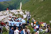 Salita al Rif. Olmo alla Festa della montagna, percorrendo in salita e discesa i fianchi della Presolana nella splendida giornata del 19 luglio 2009 - FOTOGALLERY